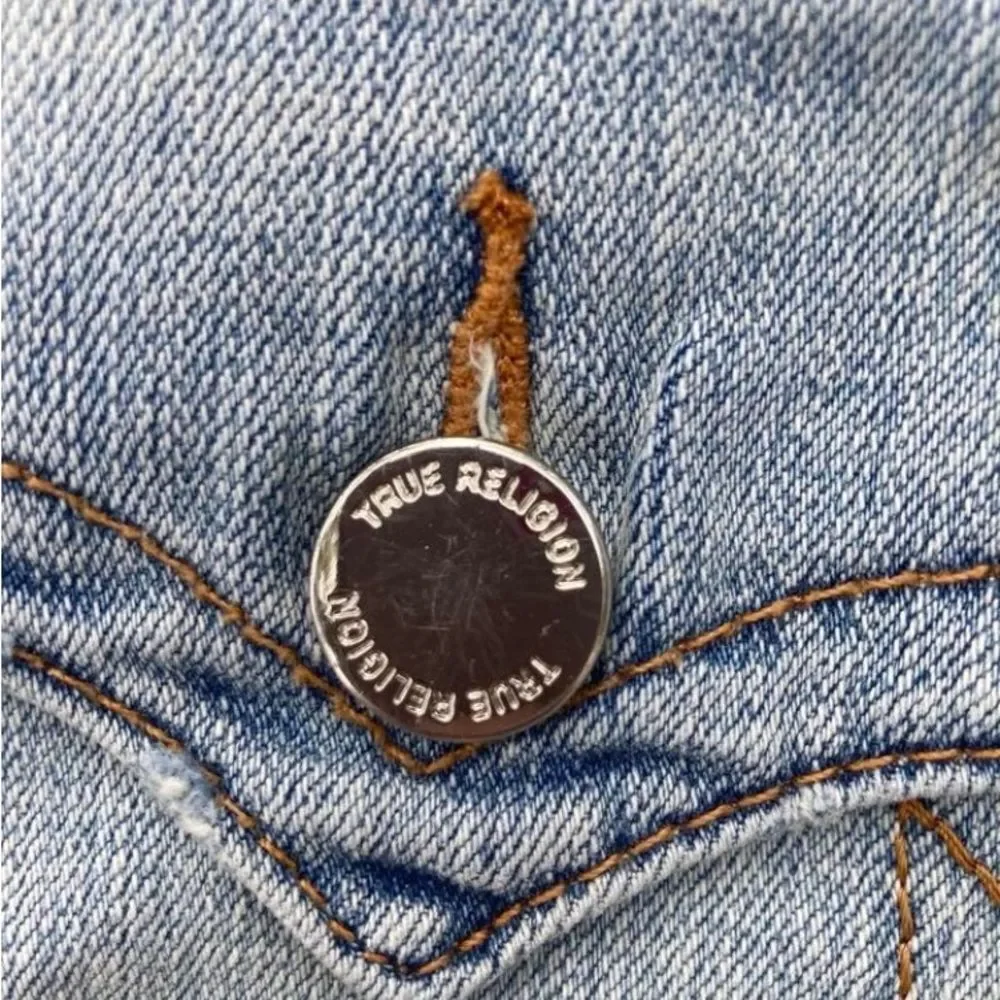 True Religion Light Blue Straight Jeans
